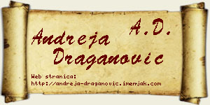 Andreja Draganović vizit kartica